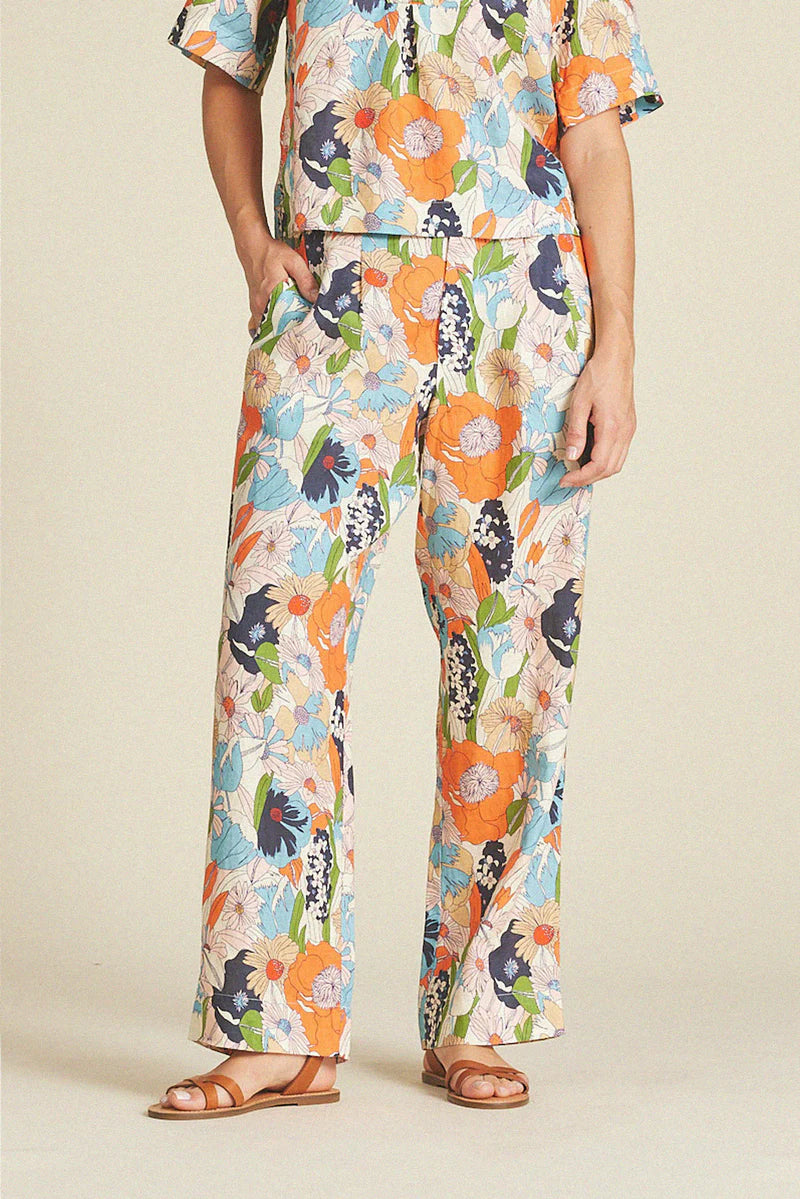 Leigh Pants - Selva floral