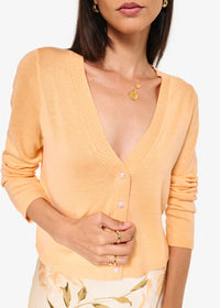 Asti cardigan - cantaloupe