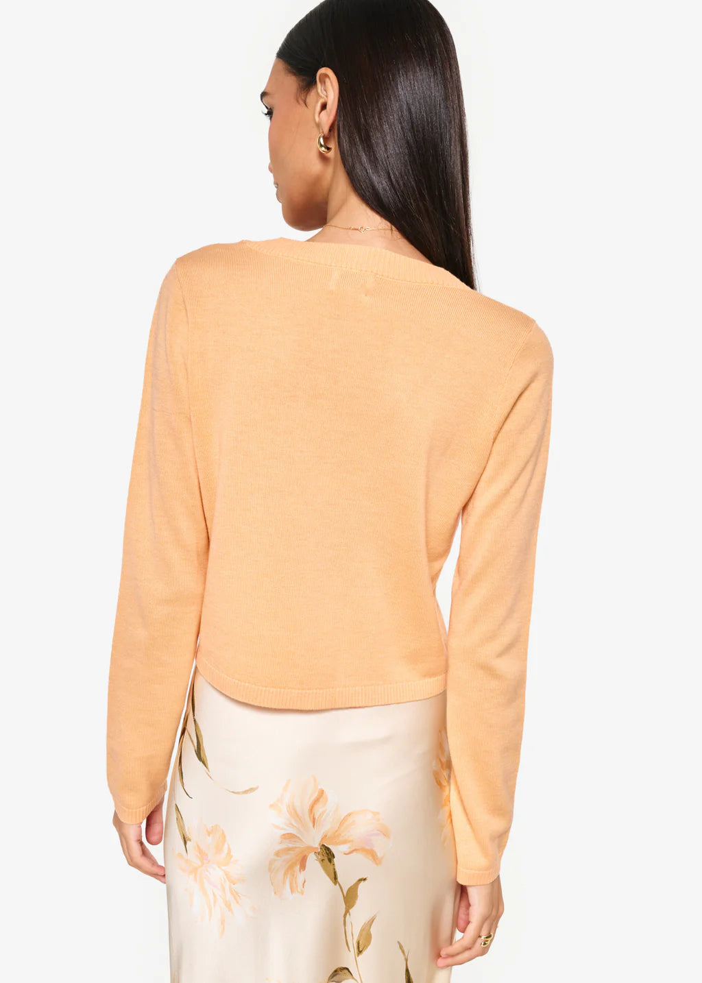 Asti cardigan - cantaloupe