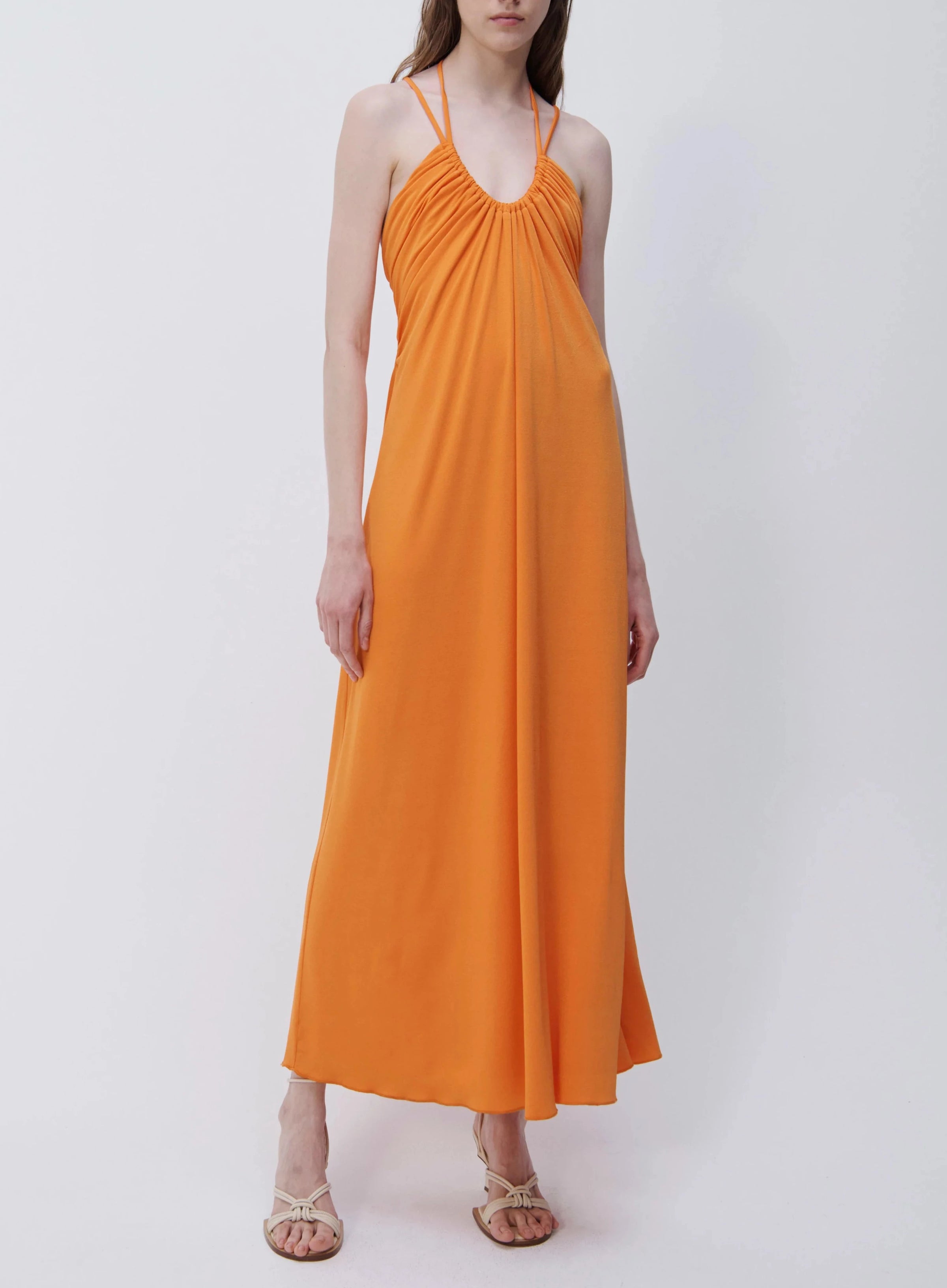Hayes Maxi Dress- Tangelo