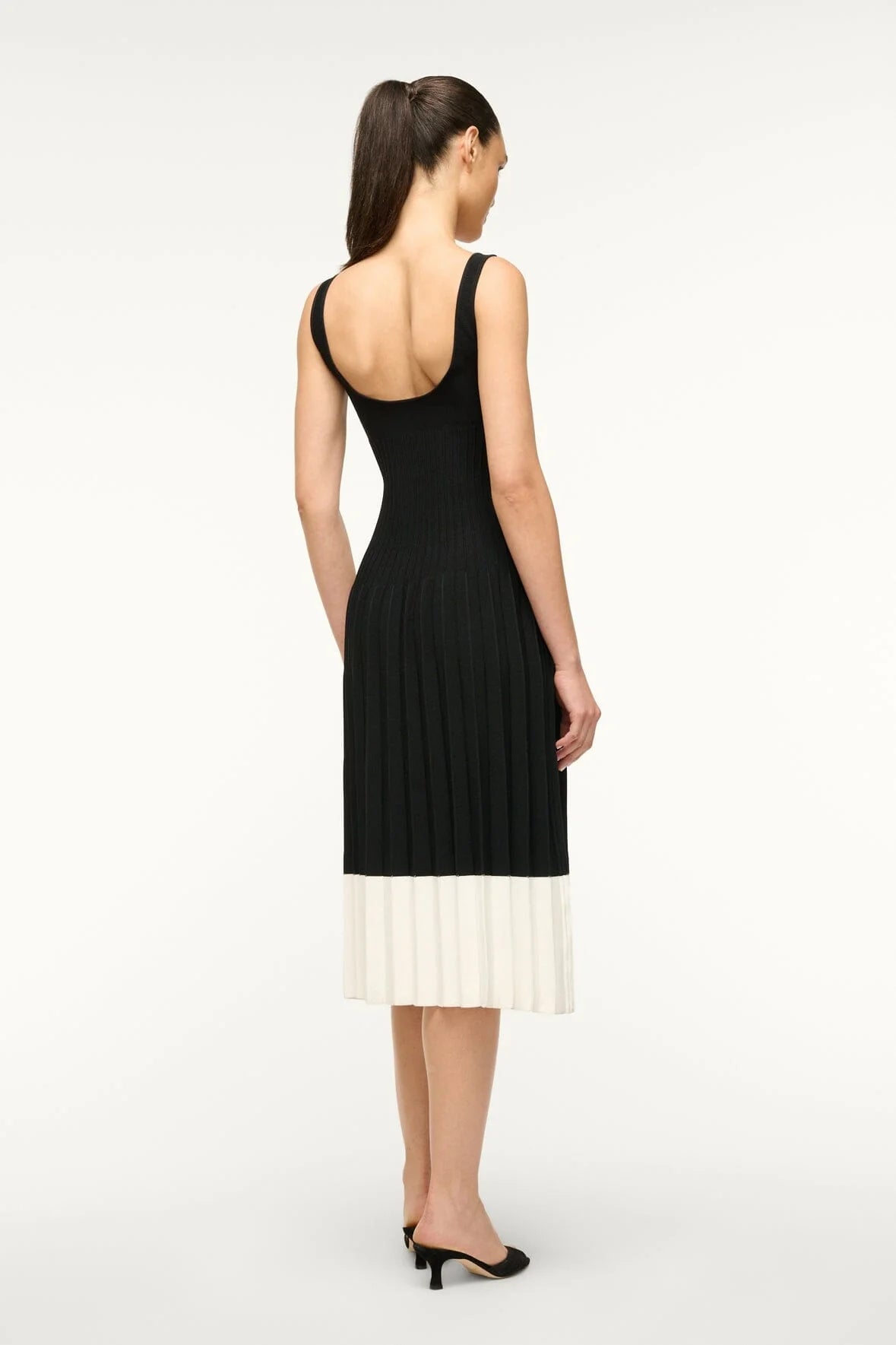 Ellison dress- black and ivory