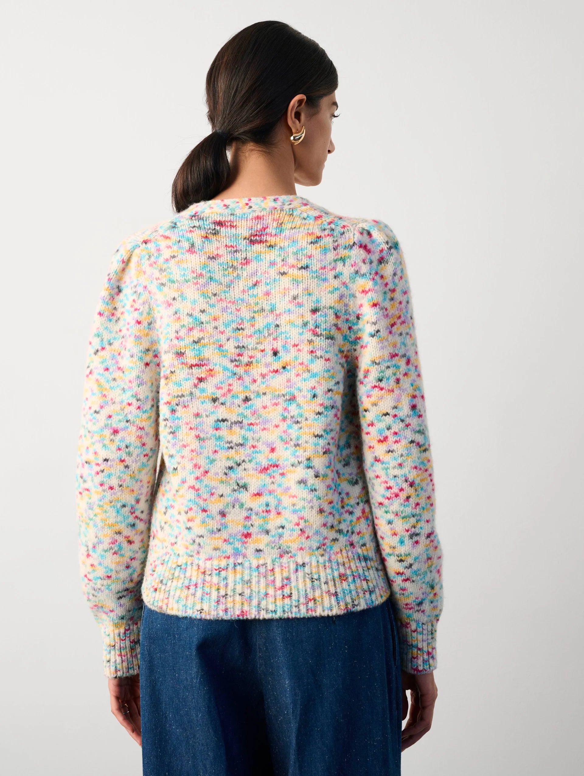 Watercolor Alpaca cardigan