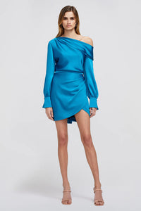 Cameron dress - Phthalo Blue