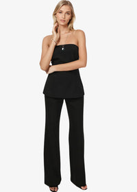 Lu wide leg pants- black