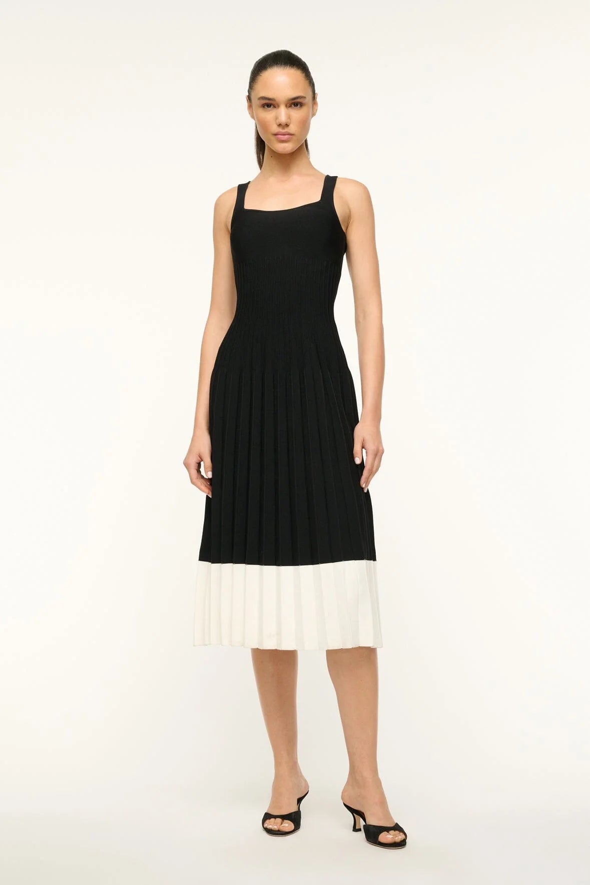 Ellison dress- black and ivory