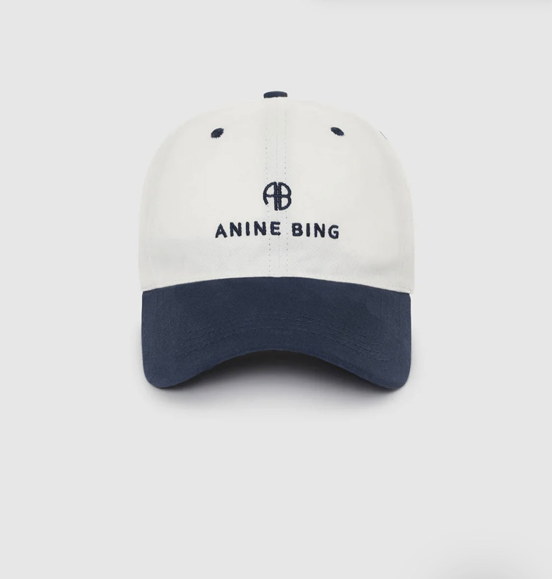 Jeremy cap - navy & ivory