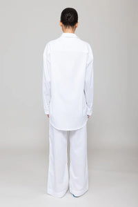Yoko oversized button down - White