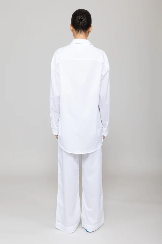 Yoko oversized button down - White
