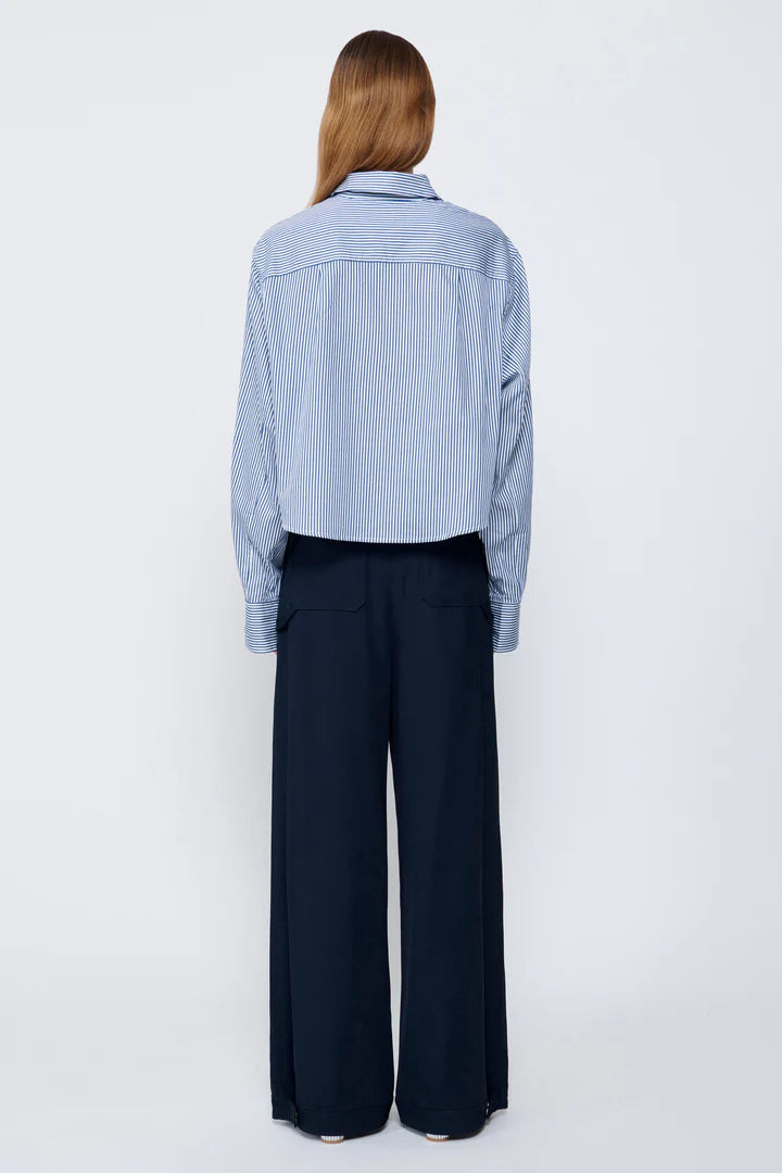 Renata cropped button down