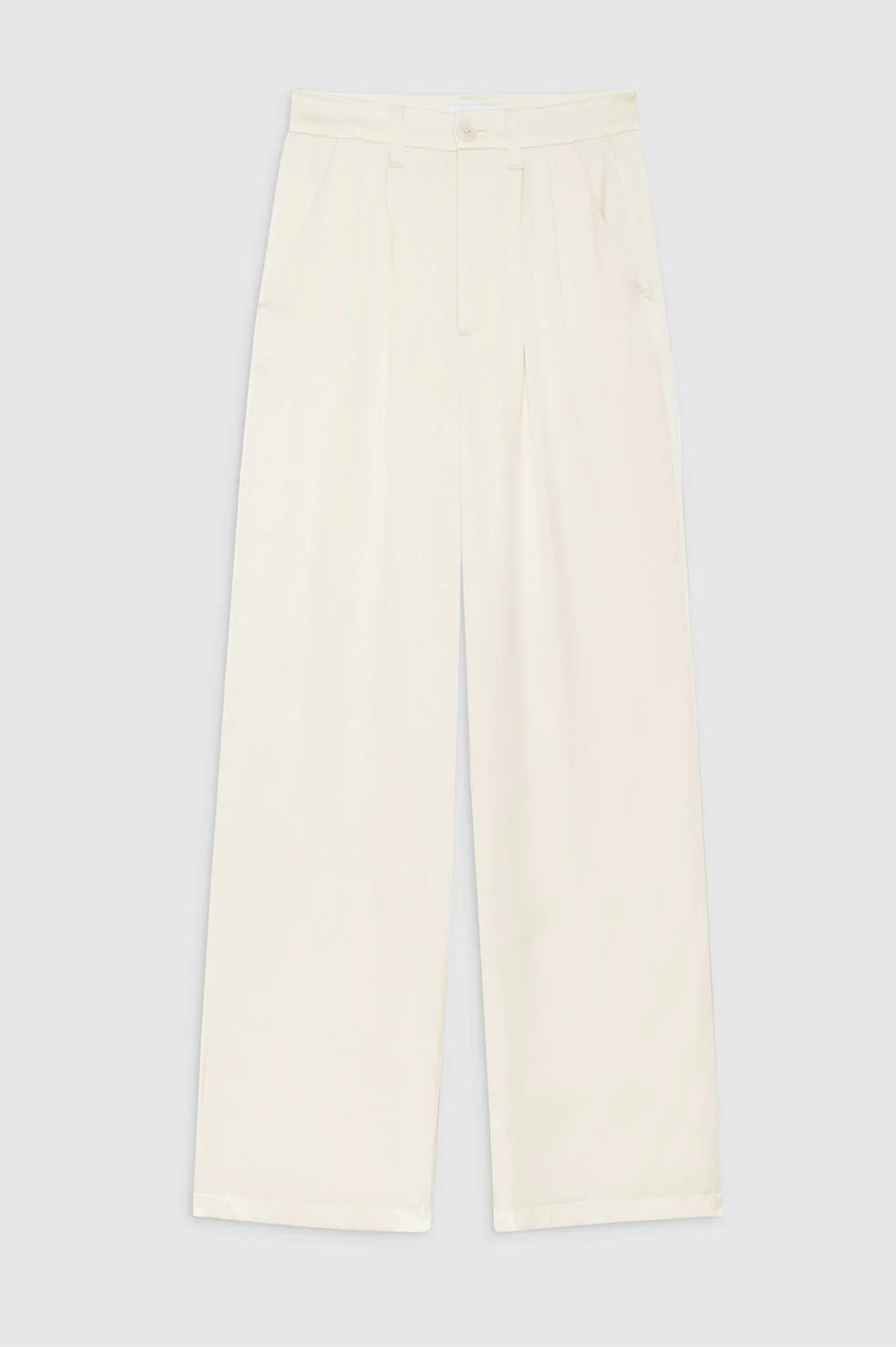 Carrie silk pants - Oyster