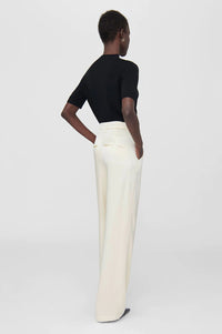 Carrie silk pants - Oyster