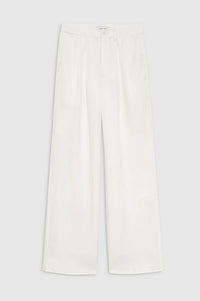 Carrie Pant - white linen