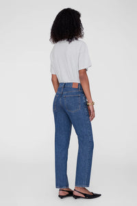 lili tee monogram heather grey