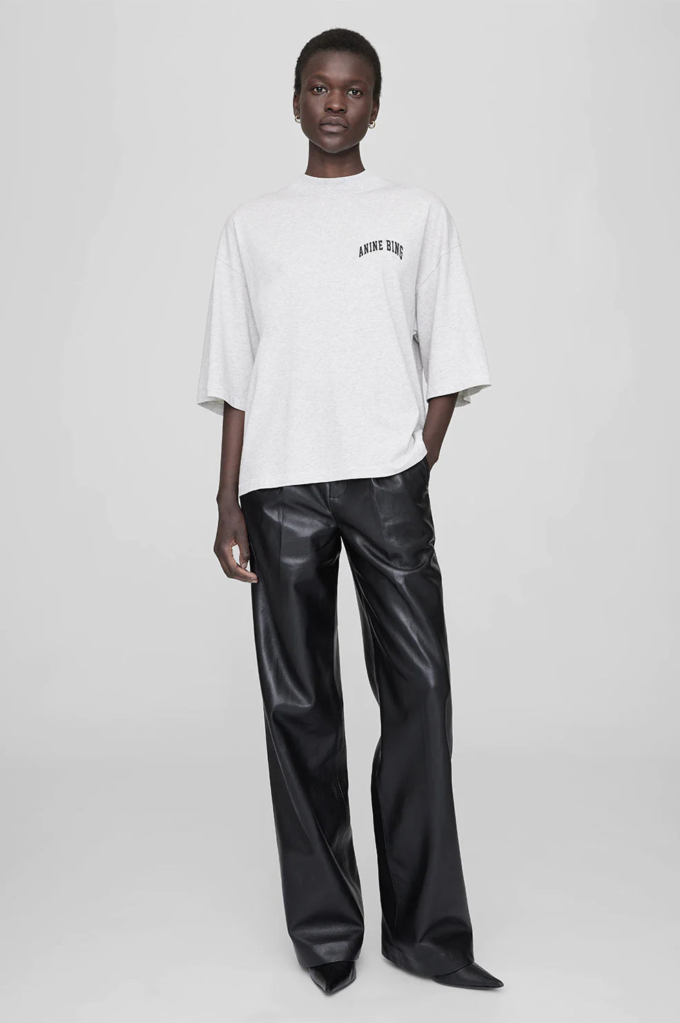 Palmer tee - heather grey