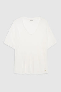 Vale Tee - Off White Cashmere Blend