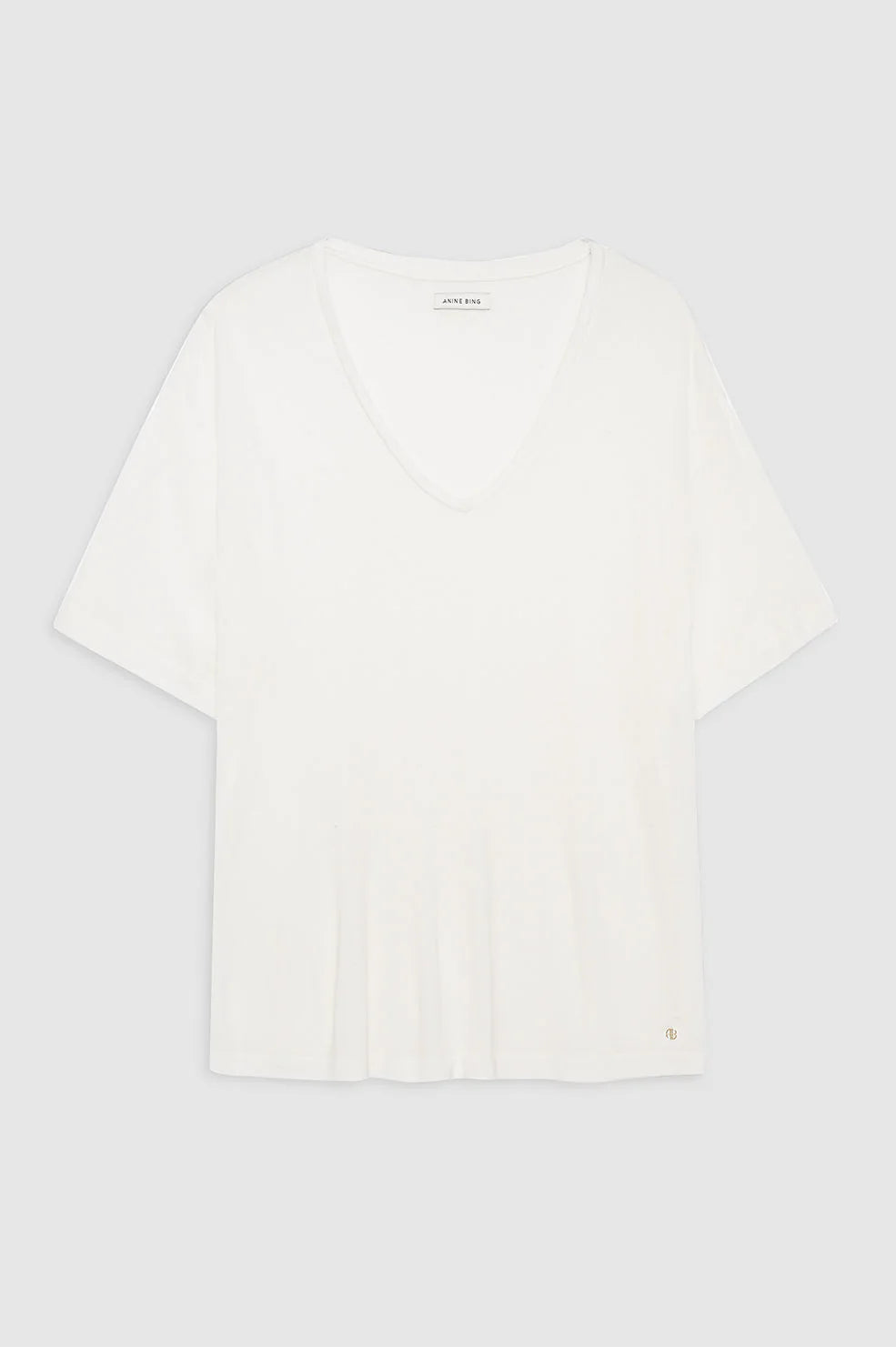 Vale Tee - Off White Cashmere Blend