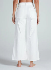 cropped sailor twill - ivory