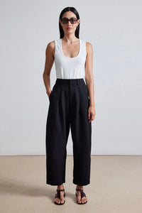 Bari crop trouser - Black