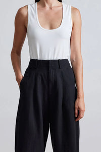 Bari crop trouser - Black