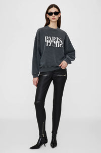 Jaci Paris sweatshirt - washed black