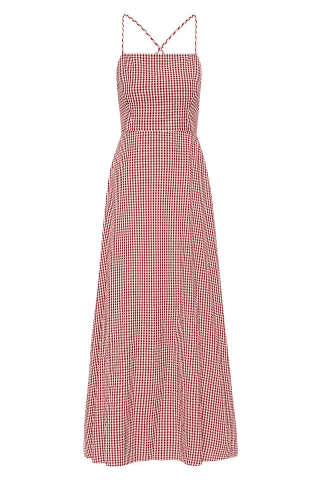 Lori dress - red gingham
