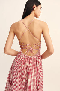 Lori dress - red gingham