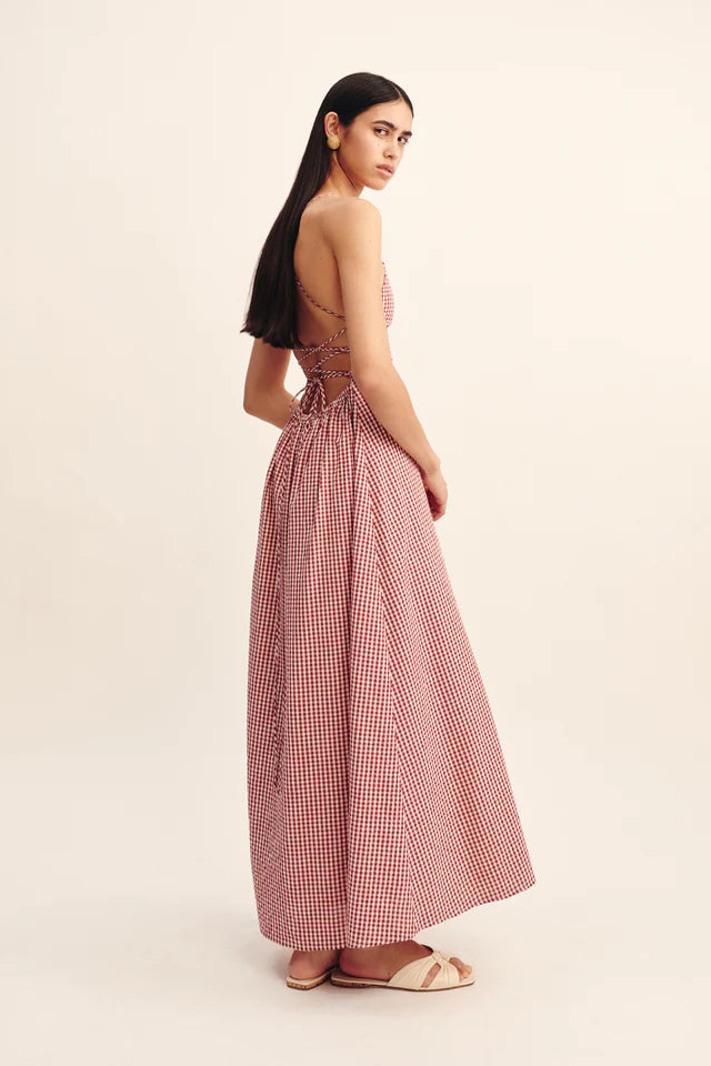 Lori dress - red gingham