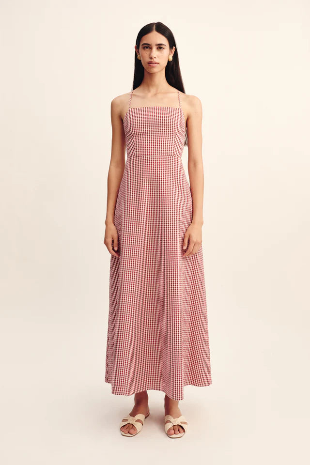 Lori dress - red gingham