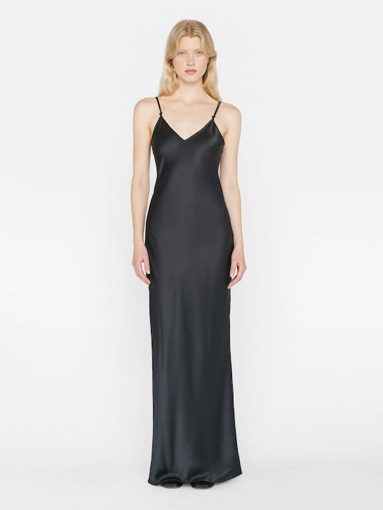 silk cami dress v-neck cami dress