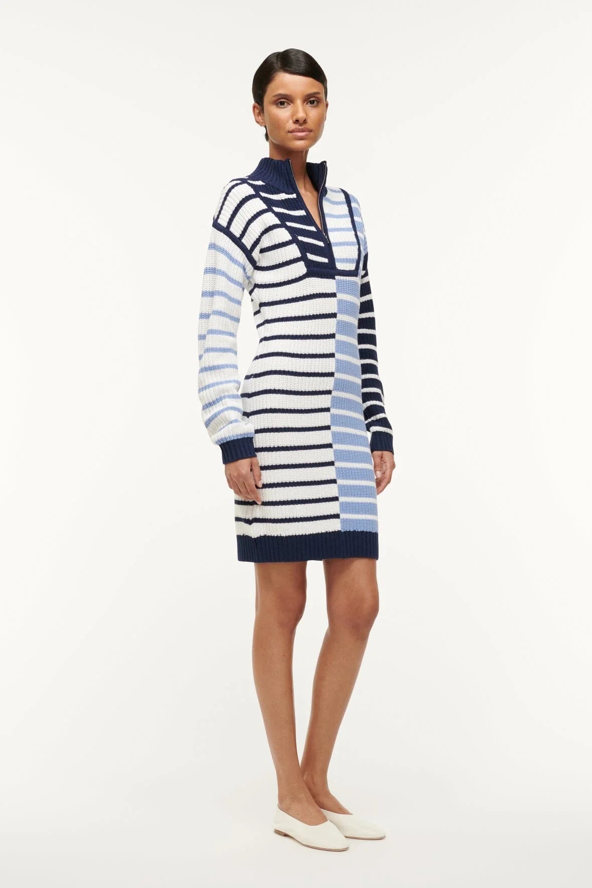 Mini Hampton dress - Adriatic stripe