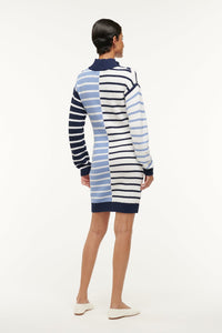 Mini Hampton dress - Adriatic stripe