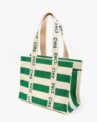 Noémie cavas tote- Palm Green