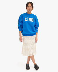 Ciao oversized sweatshirt - Cobalt