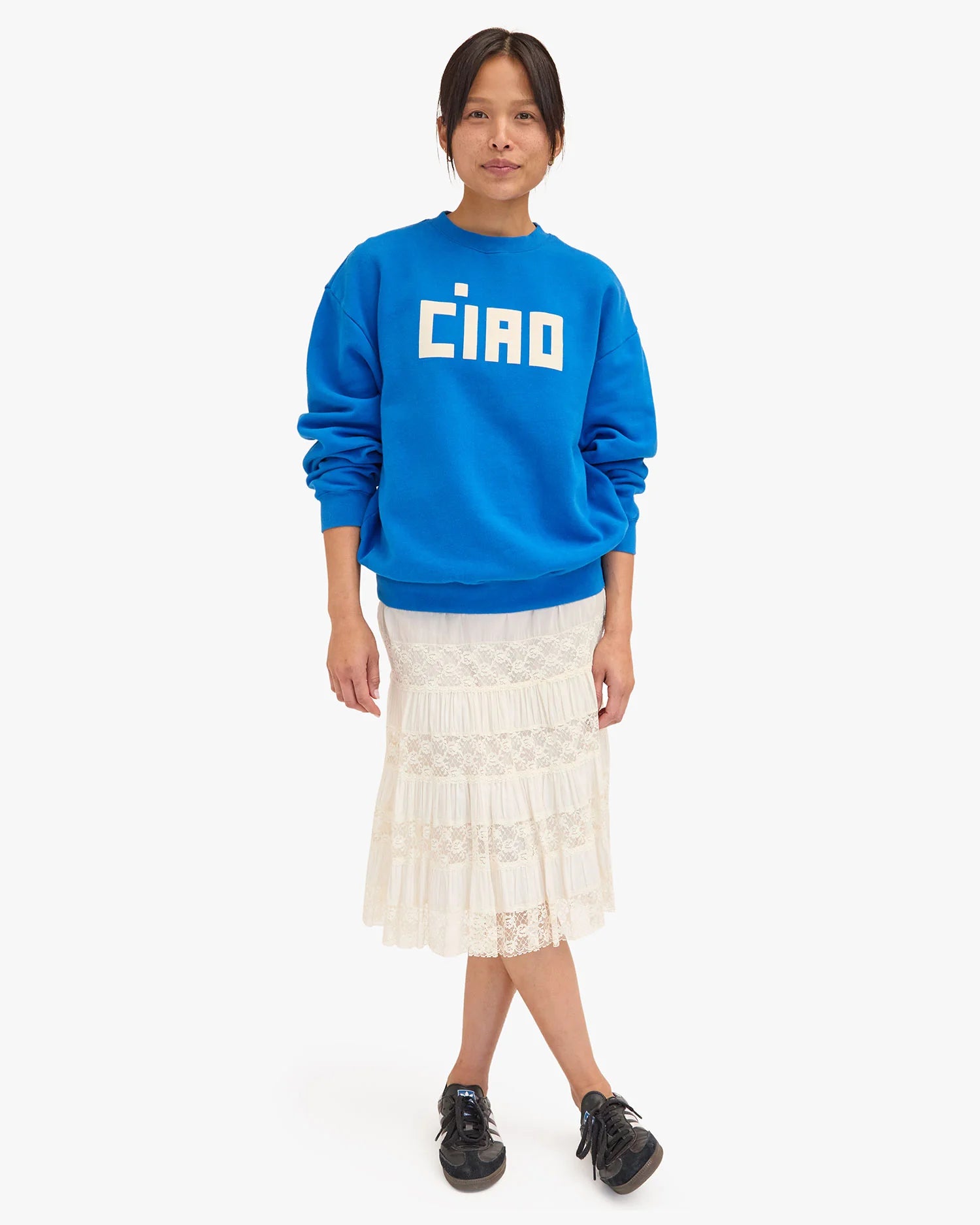 Ciao oversized sweatshirt - Cobalt