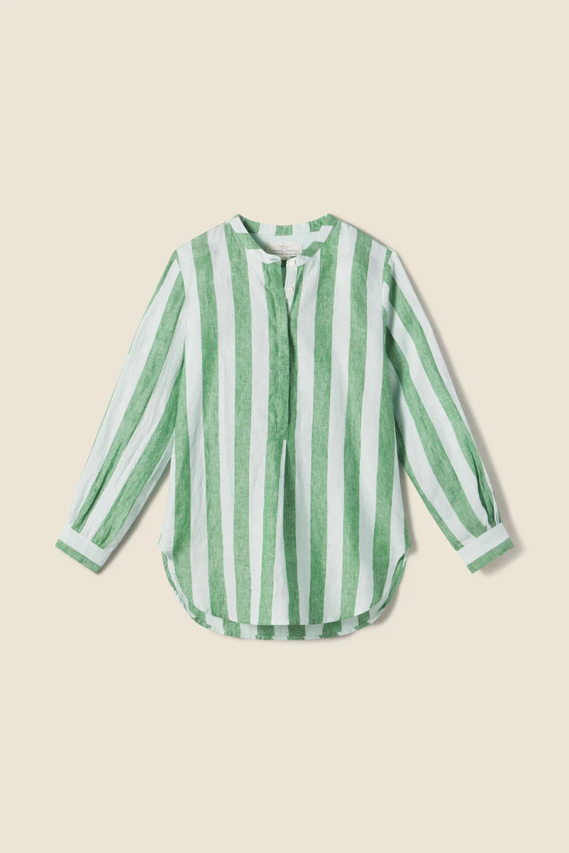 Tori Tunic - Aloe Stripe