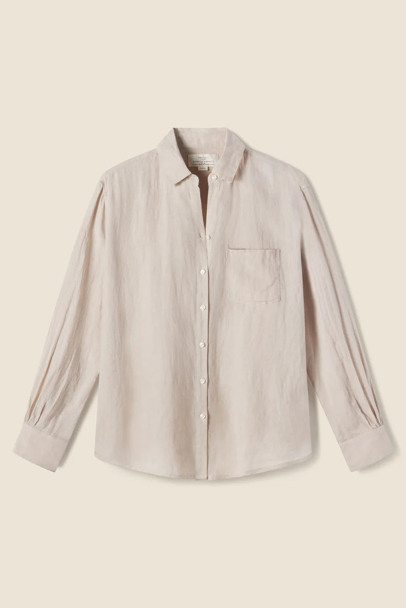 Blake linen shirt - Flax