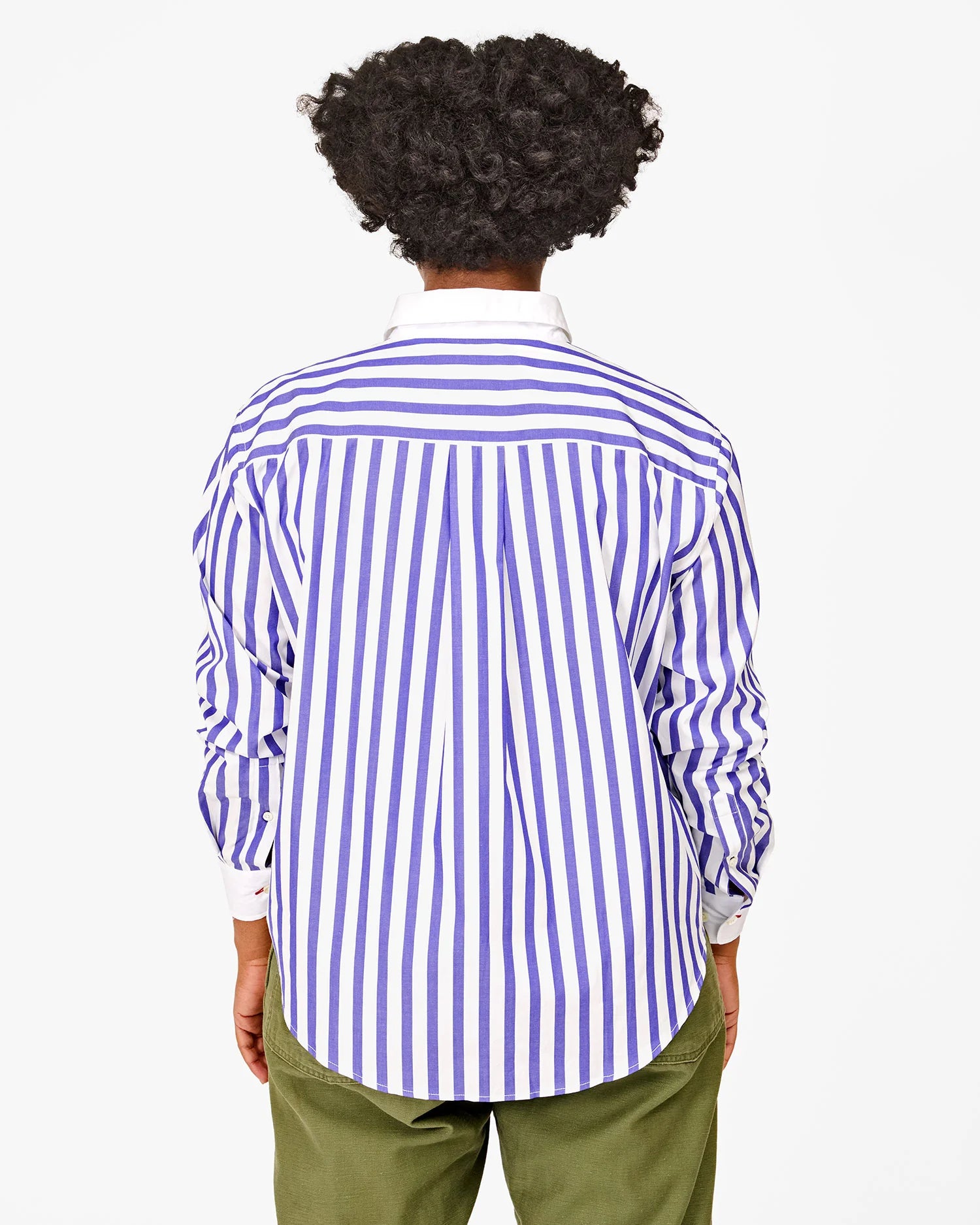 Suzette Shirt - Royal/white