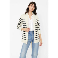 The Ricky - cream & black