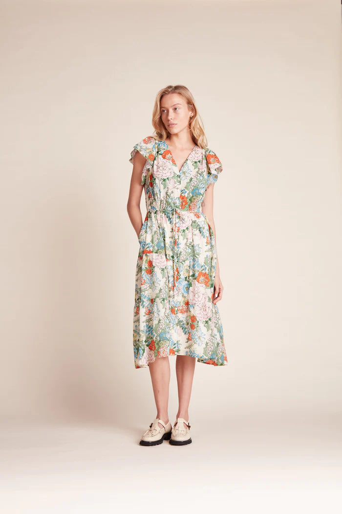 Kristi dress - vintage courtyard