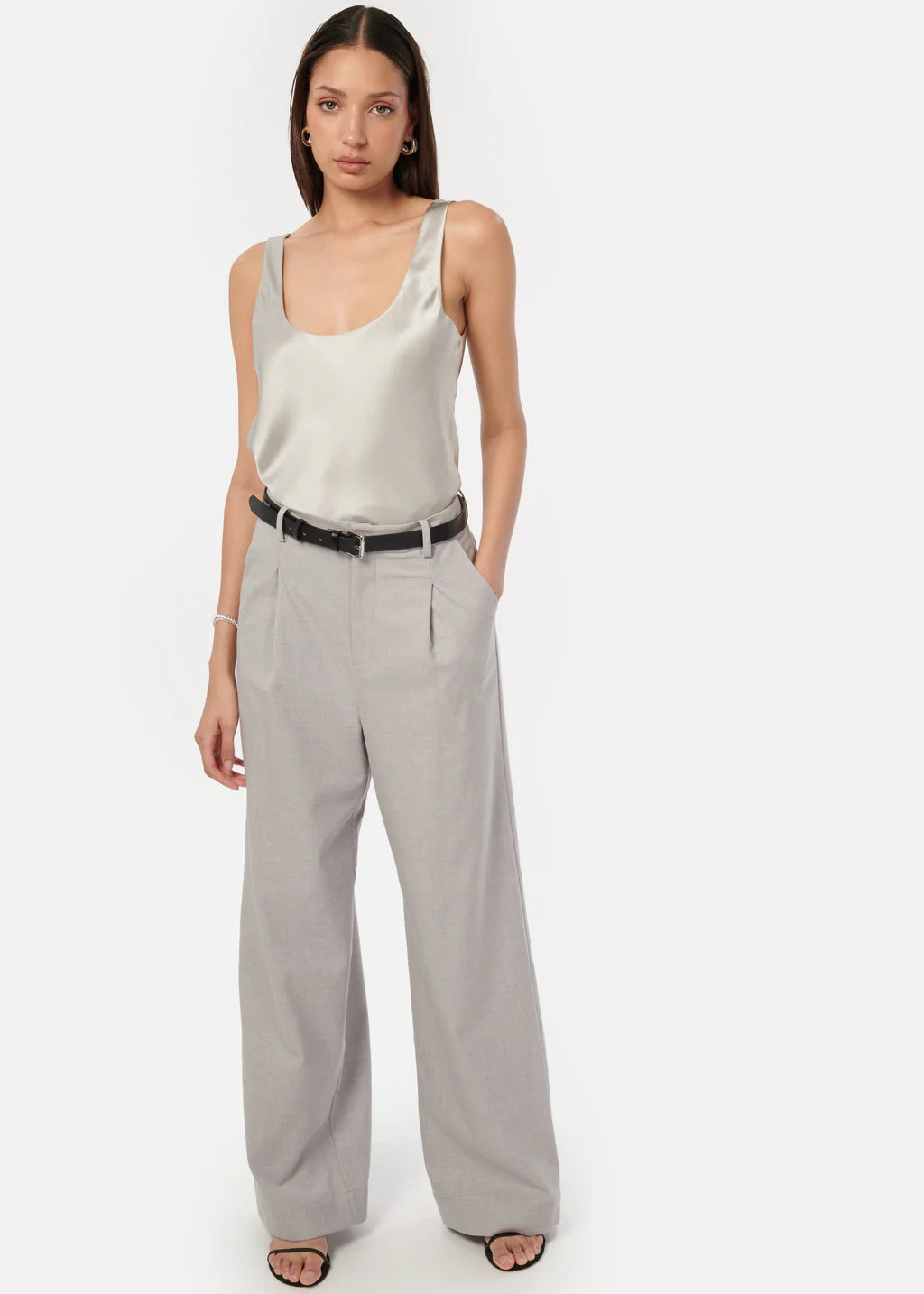 Andressa silk cami - Haze