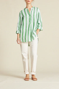 Tori Tunic - Aloe Stripe