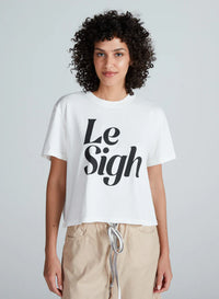 le sigh tee - white