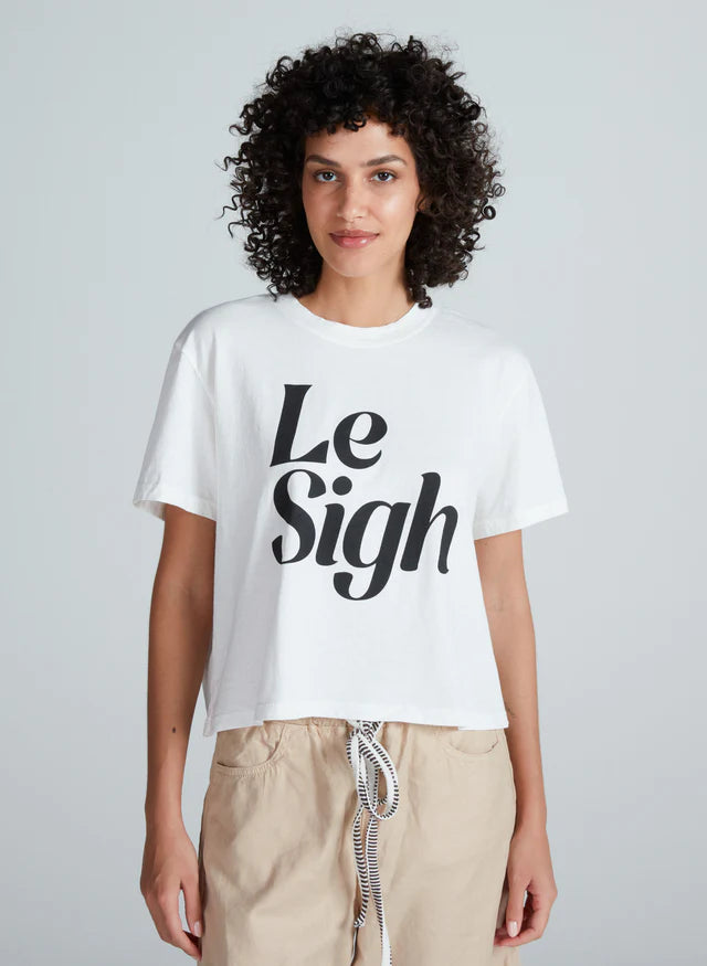 le sigh tee - white