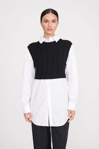 The Cooper top - black & white