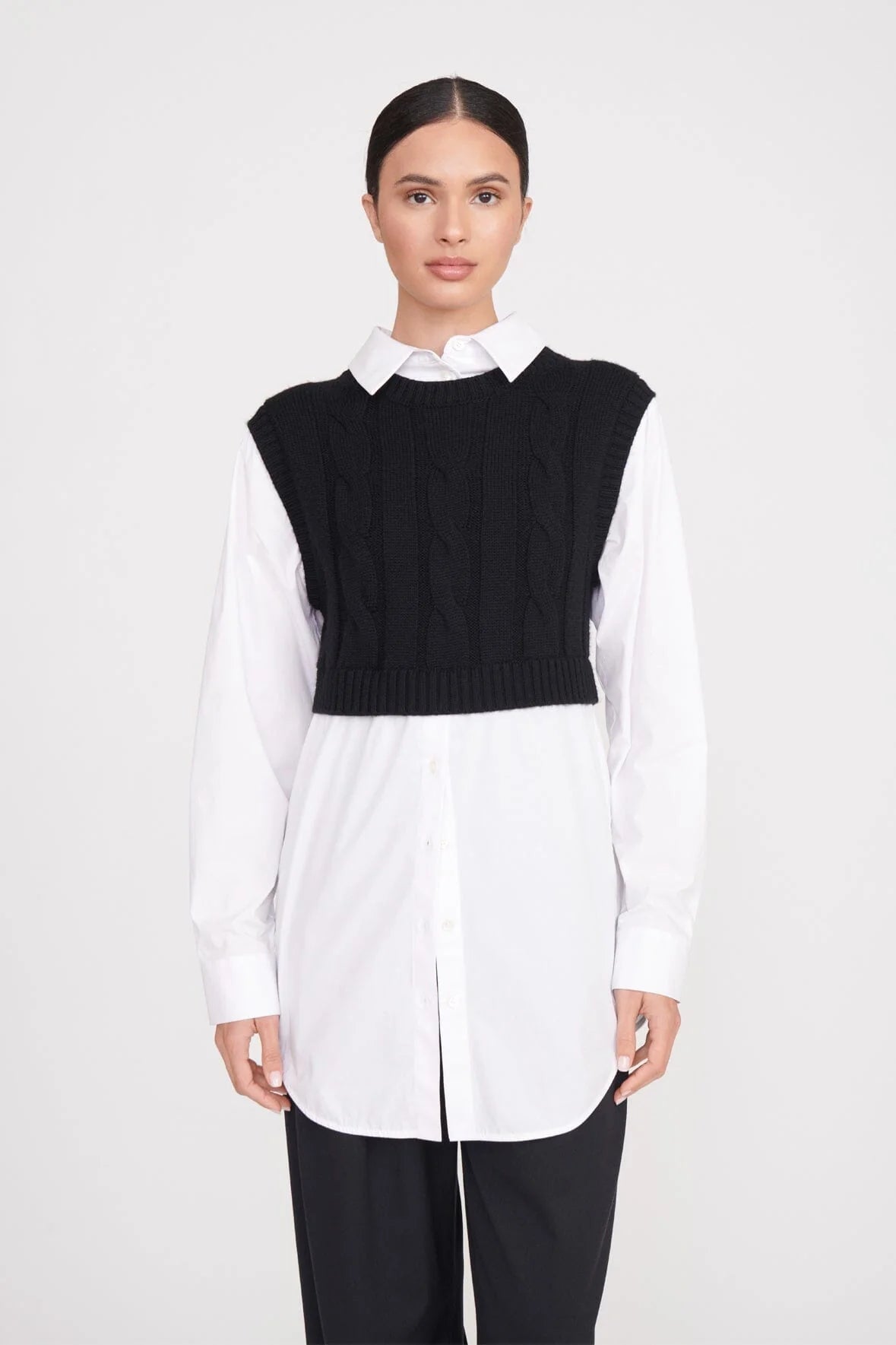 The Cooper top - black & white
