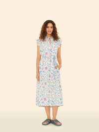 Ivory Blue April dress