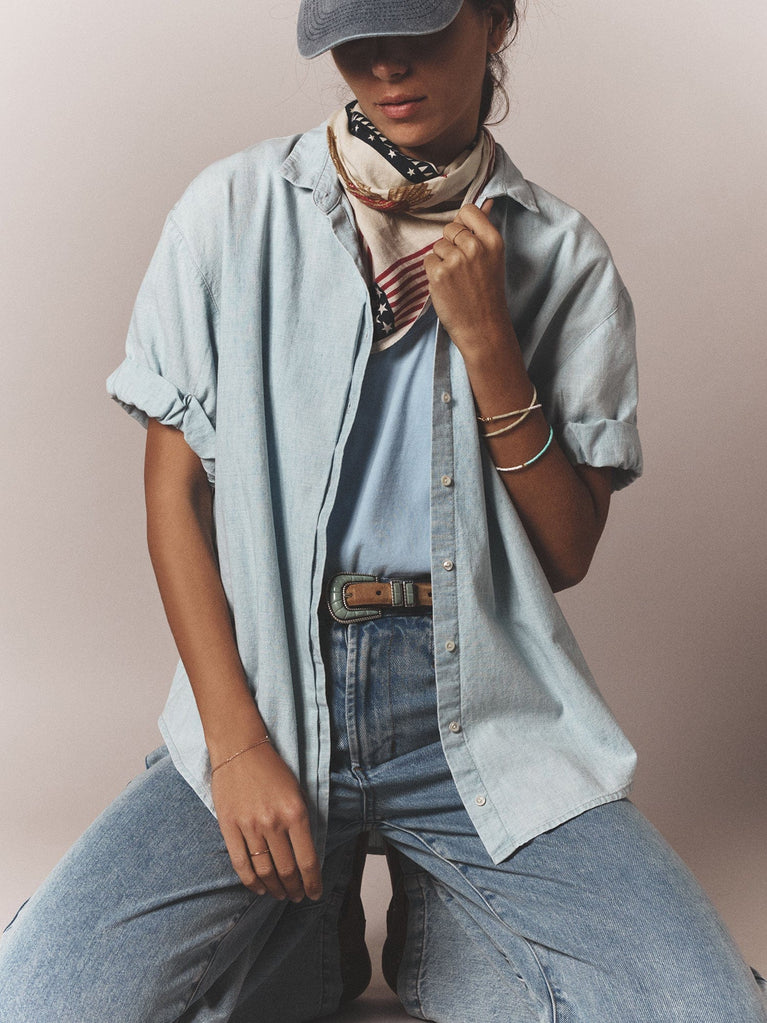 Channing shirt - Air Blue