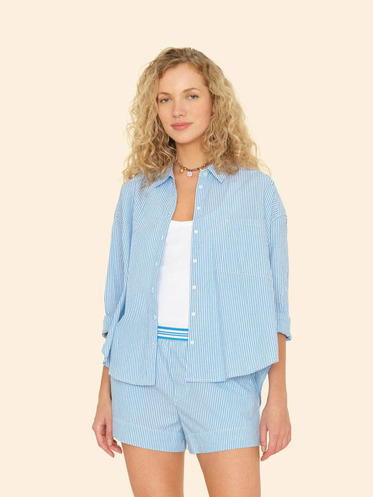 Jordy shirt - Myrtle stripe