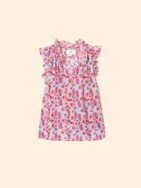 Bex top - cornflower blue