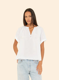 Calla top - white